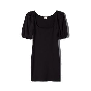 Aritzia Sunday Best Black Mini Dress, Size L, New